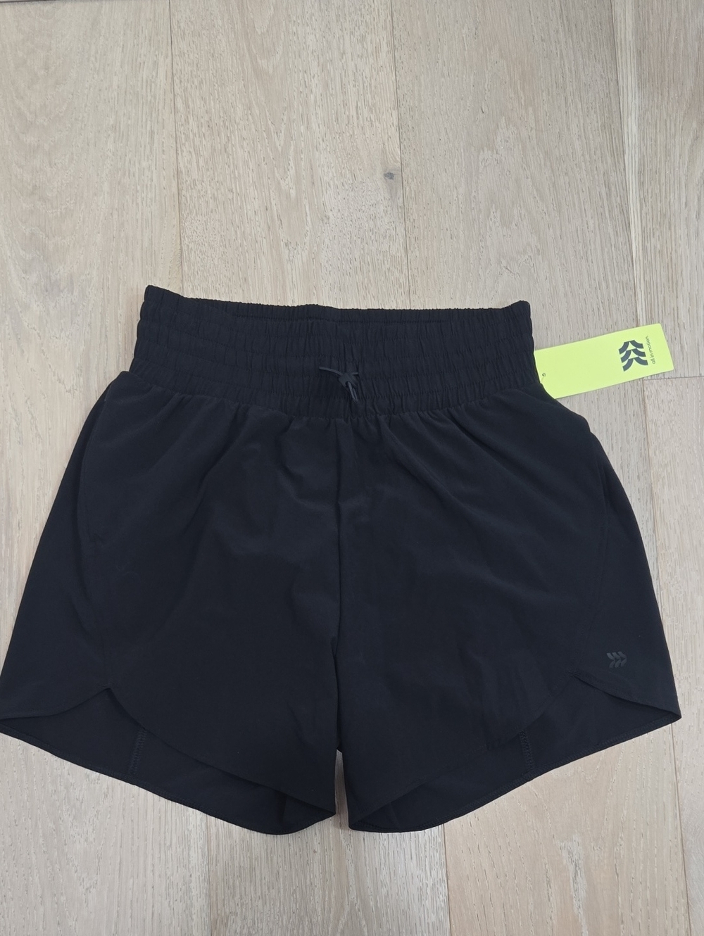 all in motion Black Athletic Shorts with Elastic Waistband
